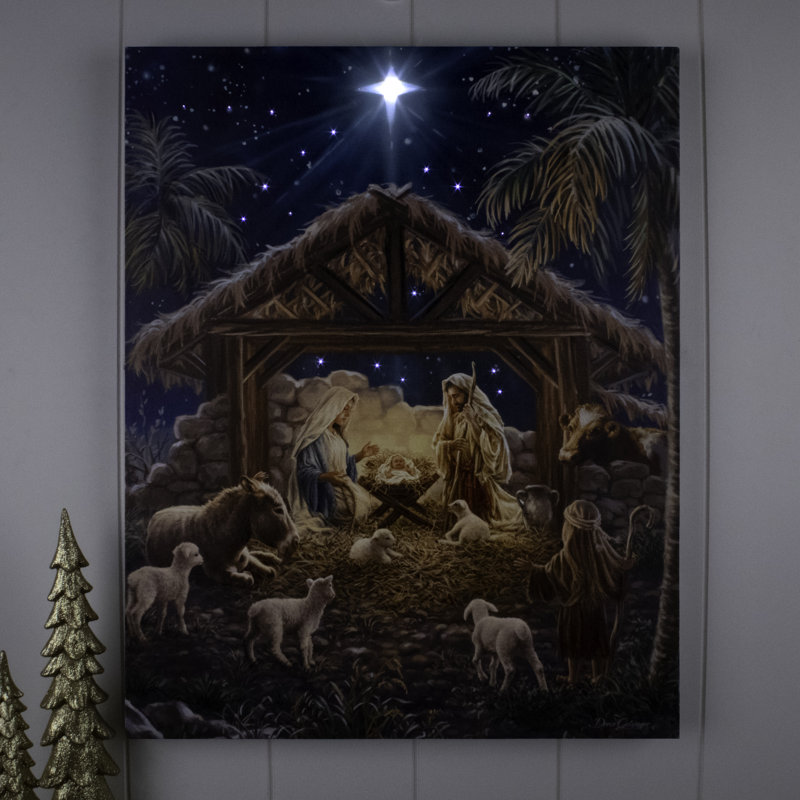 Toile à fibre optique Oh Night Divine 16 x 20