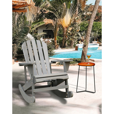 Chaise Adirondack en bois massif Almat