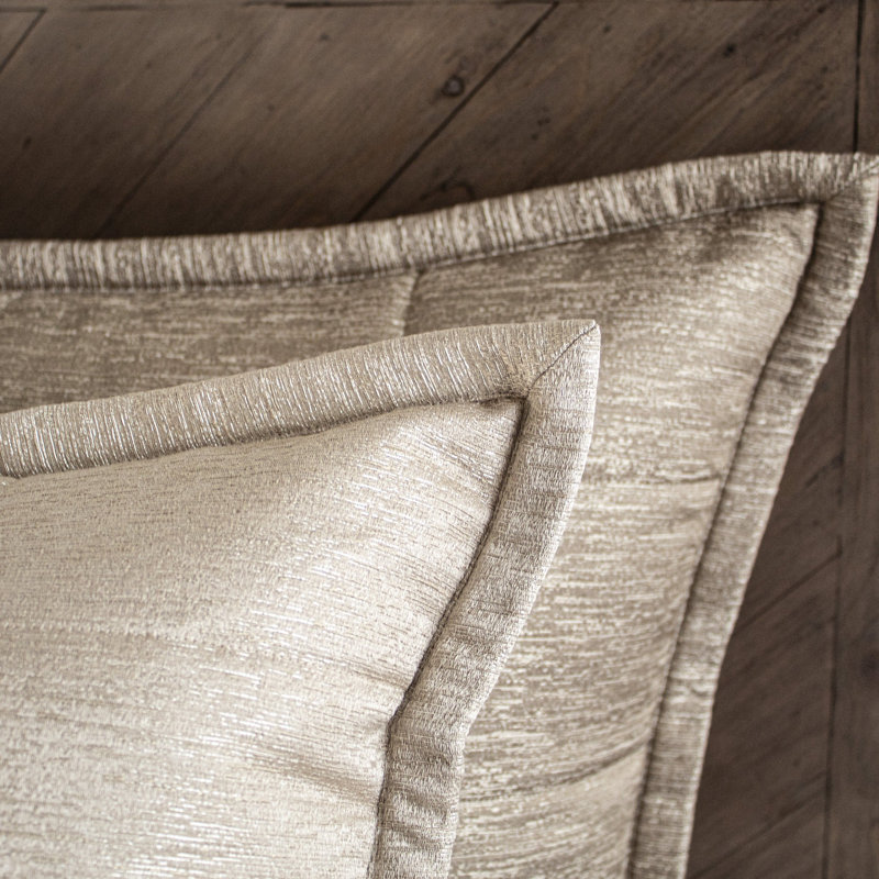 Stria Lumbar Pillow Cover & Insert, 25"H x 36"W, Bronze