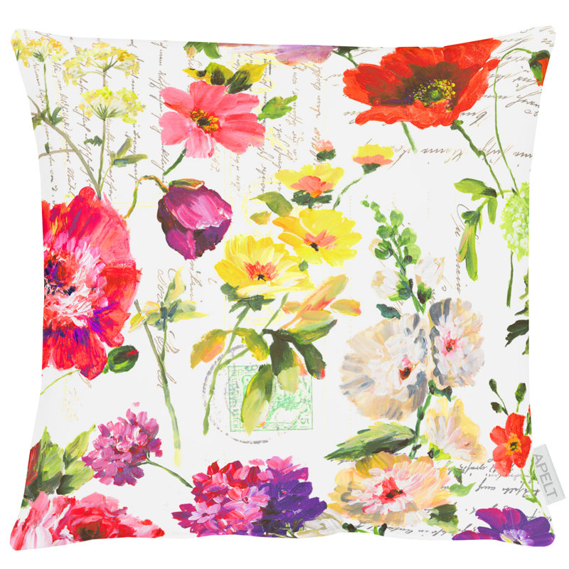 Floral Square Cushion, 39 x 39cm