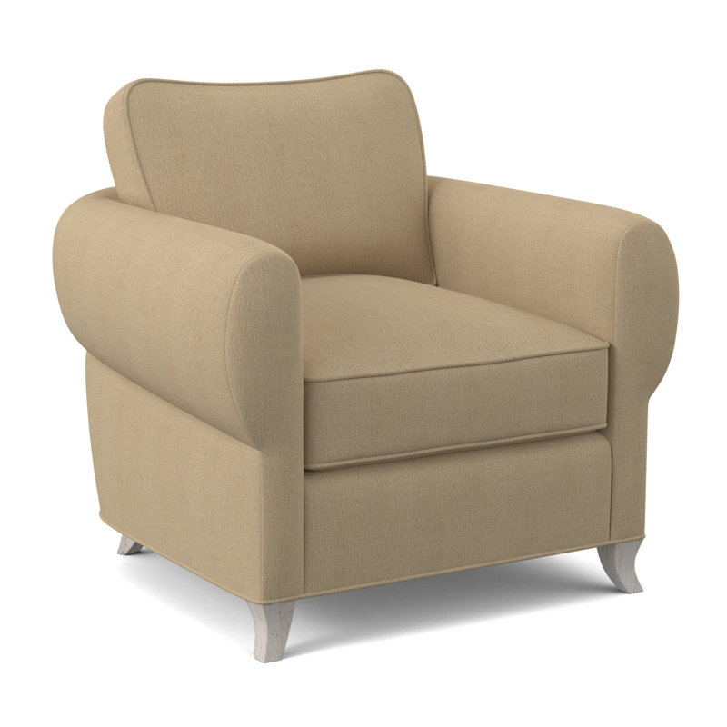 Cocoon Sunbrella® Boucle Armchair, Libby Linen, Bisque