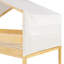 Lit superposé simple au-dessus avec tente Natural-1801869350