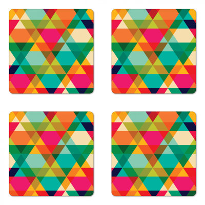 Square 4 Piece Coaster Set
