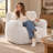 Aeri Compression Medium Adult Soft Bean Bag Chair With Foam Filled-1335943381