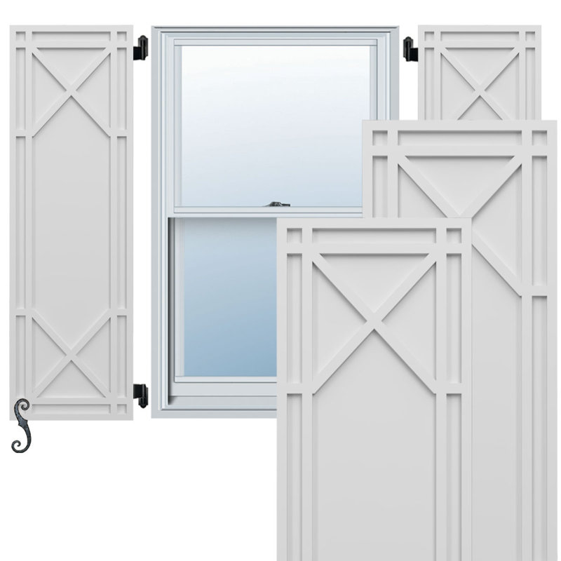 Volets EnduraCore, Blanc, 38"H, L 15 po