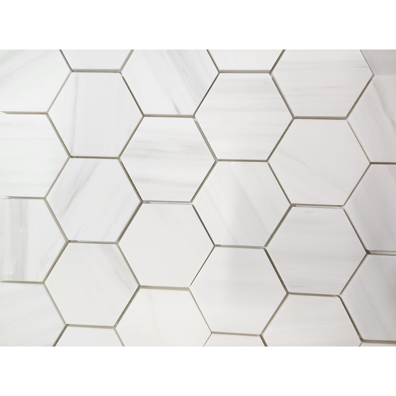 4" x 4" Natural Stone Mosaic Wall & Floor Tile