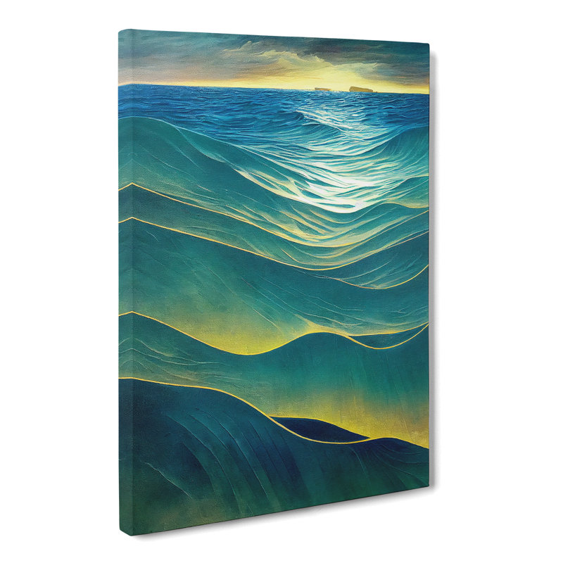 Seascape Abstract Vol.1 - Wrapped Canvas Print, 50cm H x 35cm W x 3cm D
