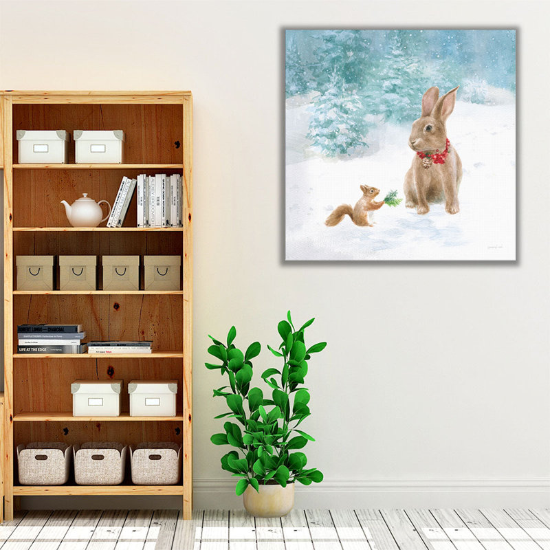 «Woodland Celebration IV», reproduction d'art sur toile, H 12 po x l 12 po