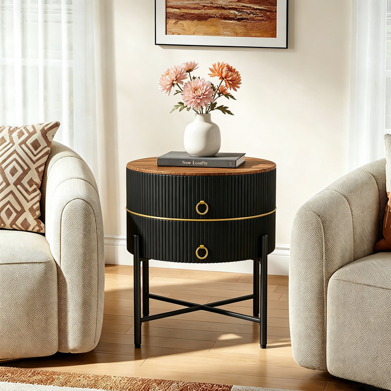 Cross Legs End Table