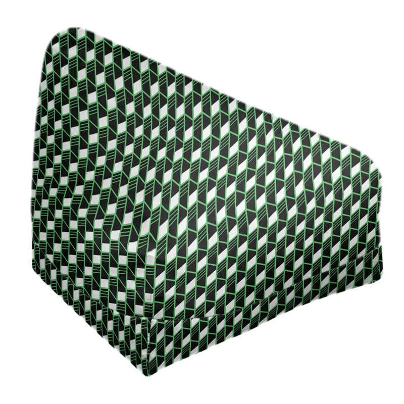 Petite chaise à sacs à billes & Leffel, H 120 po x l 2 po x P 60 po, Vert, Pas de bourre