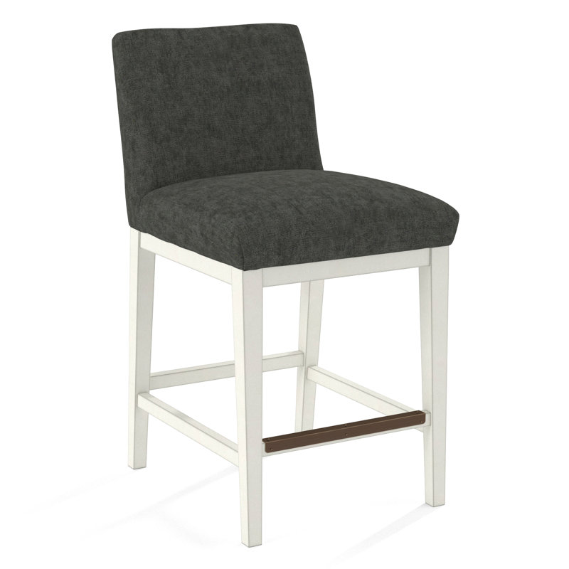 Upholstered Stool, 61558-61, White
