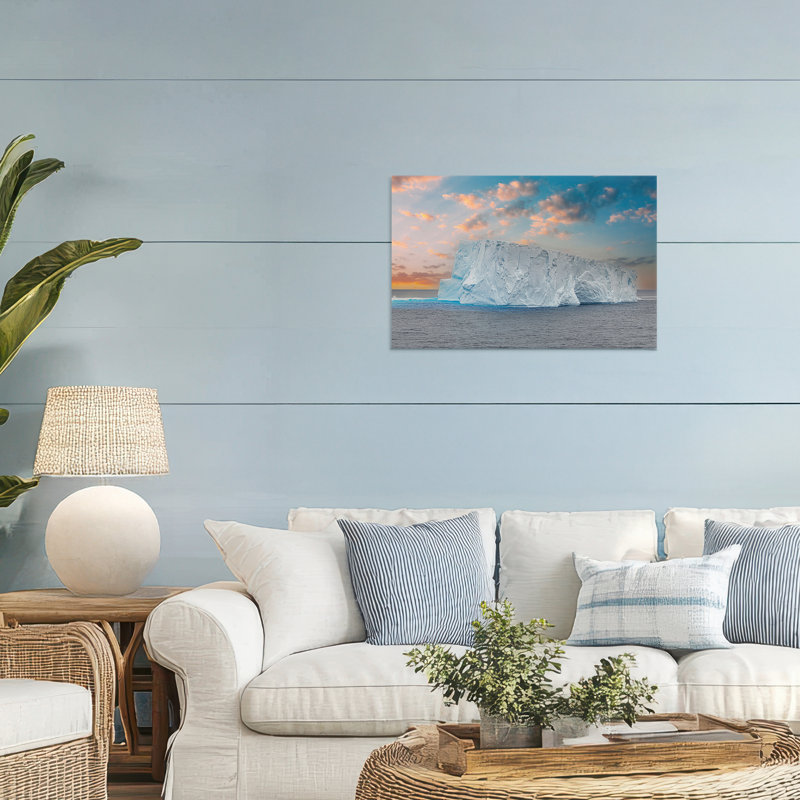 «Frozen Iceberg Sunset» par Richard Silver, H 20 po x l 30 po