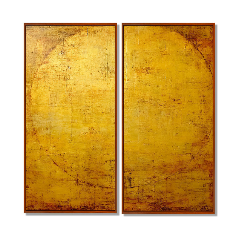 Suzette - art mural moderne, 20" H x 24" W, Brun, Reproduction avec cadre flottant