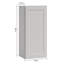 Meuble mural standard HOMEIBRO Cozy Design, en contreplaqué, prêt à assembler, 45,7 cm (L) x 30,5 cm (P) x 106,7 cm (H), couleur gris tourterelle.-926327722-925975470