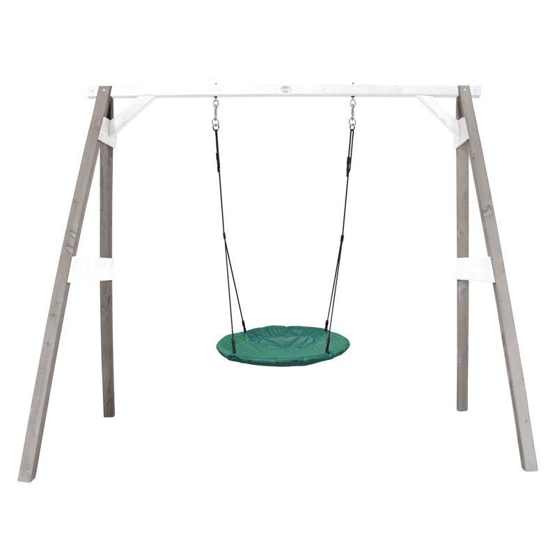 AXI Hemlock Swing Set with 1 Swing(s), Grey/White