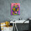 «Trick» par Dean Russo, art mural sur toile