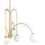 Forbes 6 - Light Gold Chandelier Pendant
