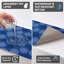 Doublure de tablette et de tiroir de qualité supérieure, tissu rembourré épais, absorbant, imperméable, antidérapant, non adhésif, doublures pour armoires de cuisine, armoires (bleu médical) (12 po x 59 po) (fabrication américaine)-56614949-101170186