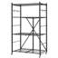 Tablette de rangement pliante avec roulettes