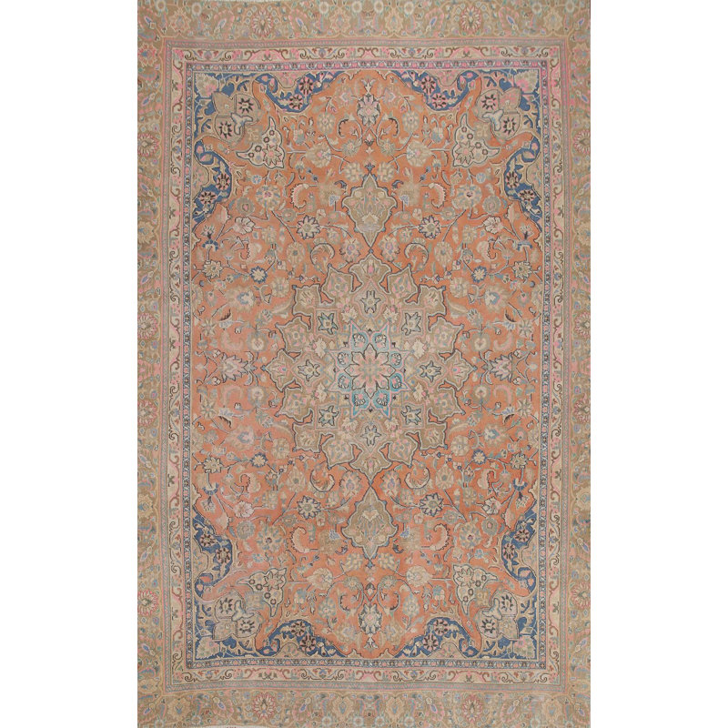 Tapis traditionnel en laine fait à la main 8 x 11