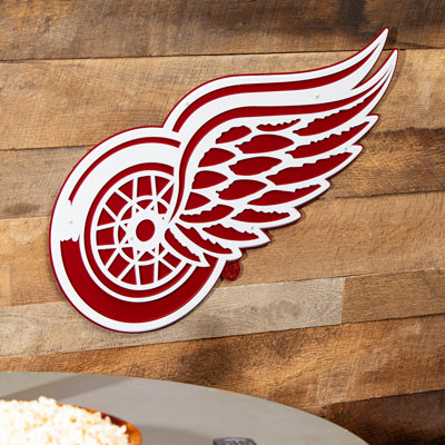 Detroit Red Wings Layered Metal Wall Art