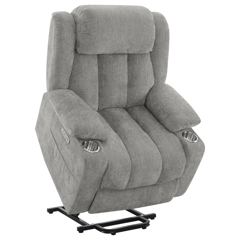 Fauteuil inclinable électrique relevable Beca Grey, Grey
