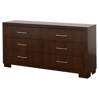Commode 6 tiroirs Polk Cappuccino