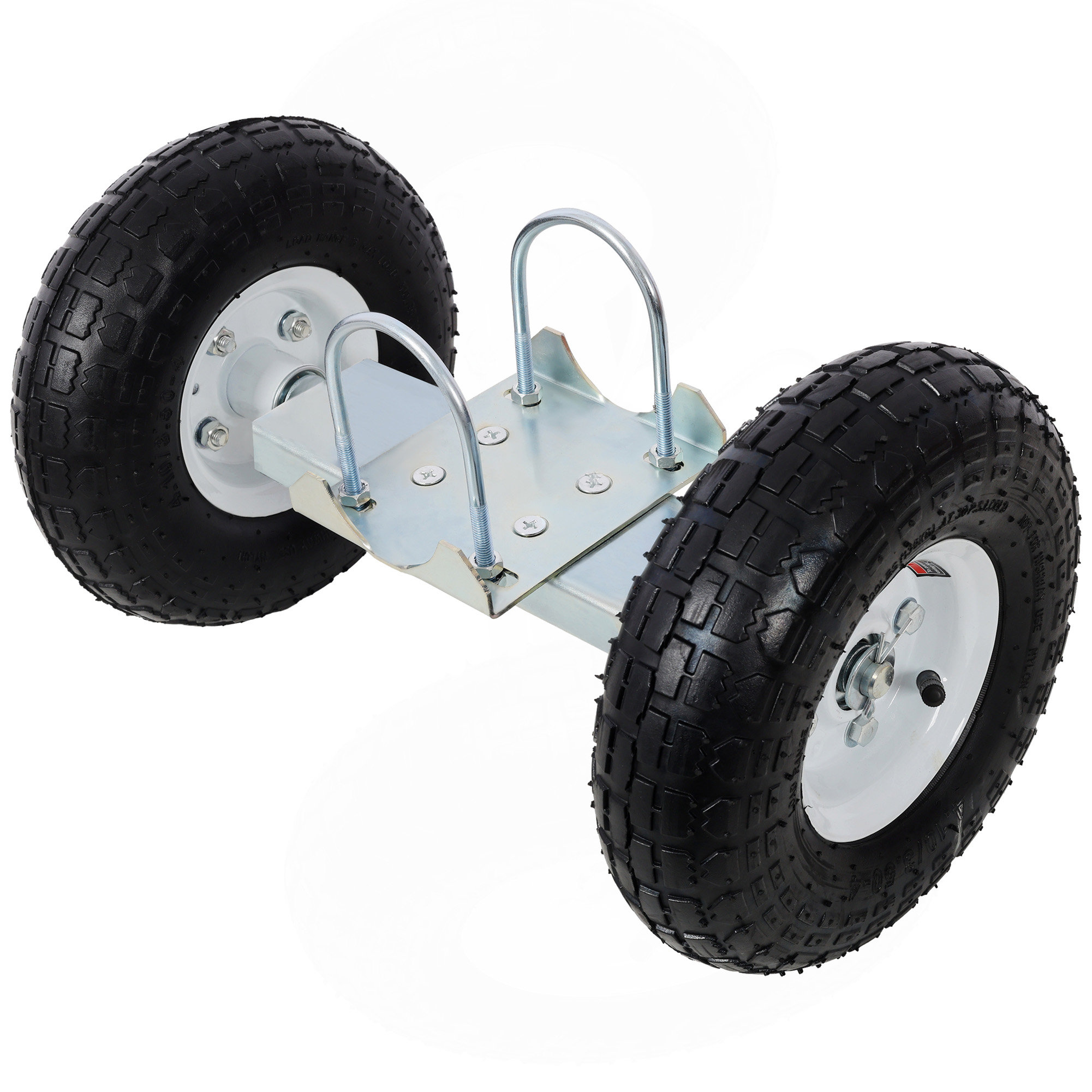 FOSHANZHENGONG Dual Gate Wheel 10" Pneumatic Tires, Zinc Plated ...