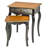 Solid Wood Top Nesting Tables with Storage
