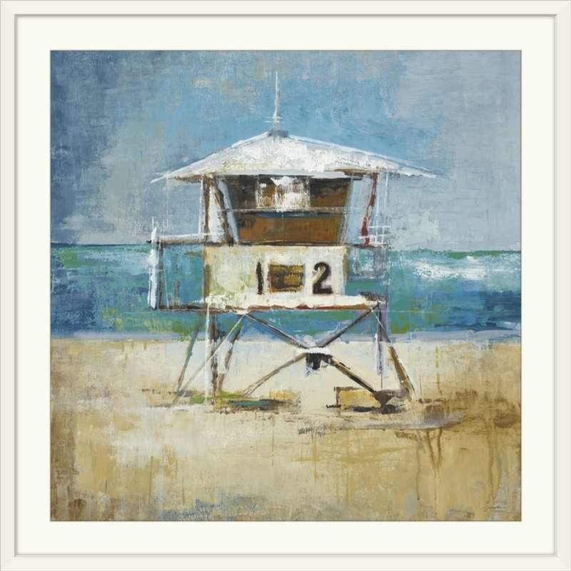 «Martinson Boardwalk Pier» par Liz Jardine, reproduction d'art, H 35 po x l 35 po x P 1,5 po, Toile