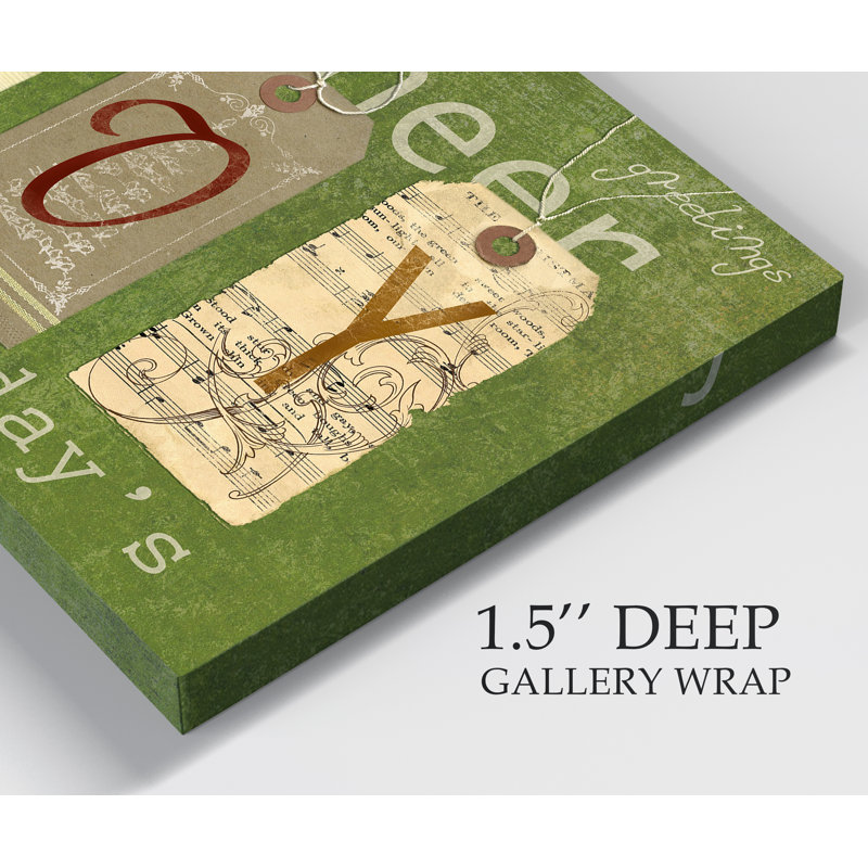 « joy tags-gallery » par parvez taj,, impression sur toile tendue 1 pièce, H 12 po x l 8 po x P 1 po