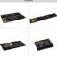 Tapis 6 x 9, à poils courts et pour animaux de compagnie, antidérapant pour le couloir - tapis noir, envers, salle à manger lavable à la machine