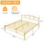 Ensemble de chambre à coucher moderne avec 2 tables de chevet Scaggs-122544767-122544769