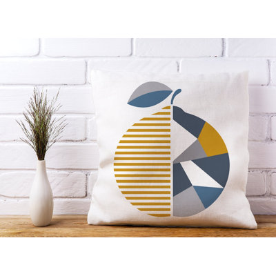 Erica Geometric Square Throw Cushion