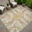 Machine Washable Indoor/Outdoor Bourkelands ACN2334 Floral Rug-1192548368