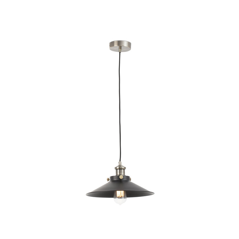 Quahog 1 - Light Cone Pendant, Black