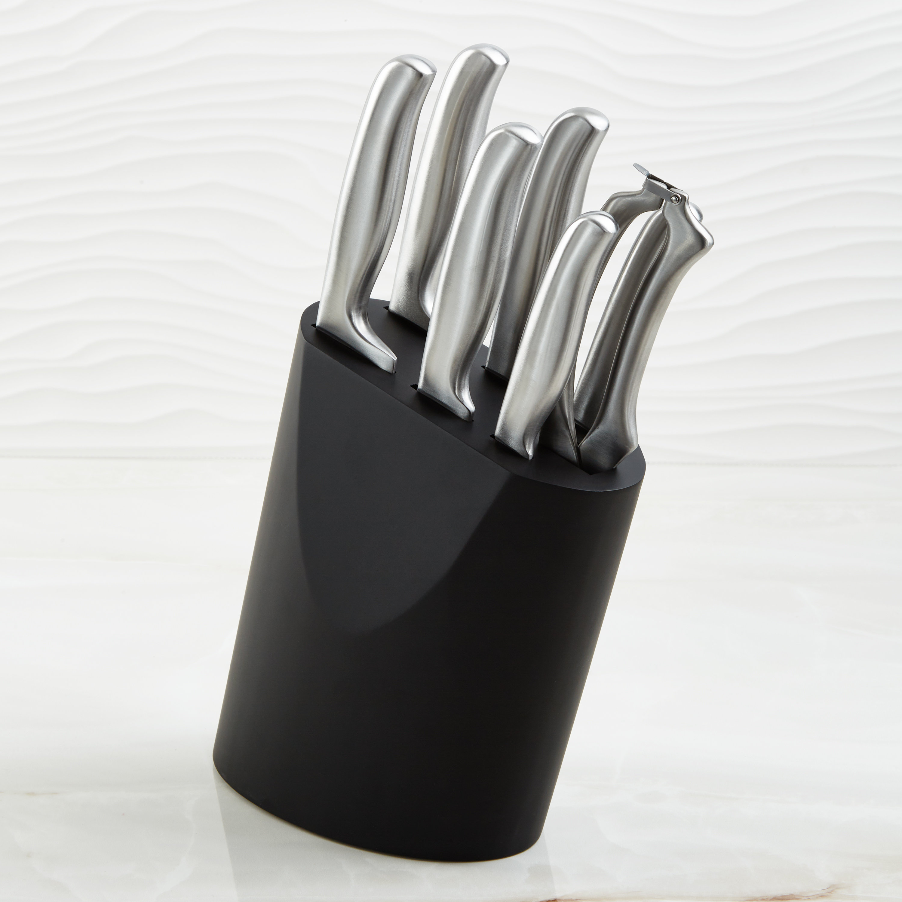 BergHOFF DiNA Entity 6pc Stainless Steel Knife Block Set main image 0