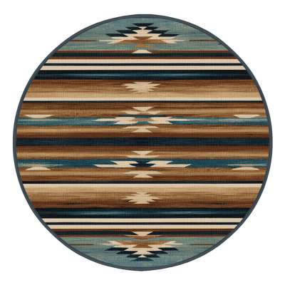  Tapis lavable Horizon Layers Southwestern