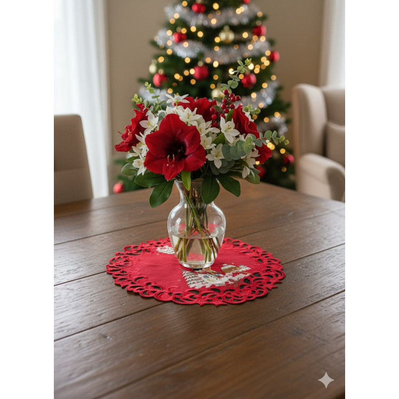 Napperon Snowman, Rond 24 po