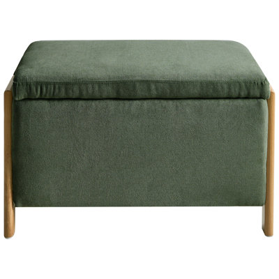 Taheem Fabric Upholstered Storage Bench