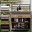 Weatherproof Storage Shed With Large Work Surface & Drawer