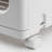 4 Tier Folding Stackable Storage Box, Stackable Storage Drawers On Wheels, Bathroom Floor Cabinet With Doors