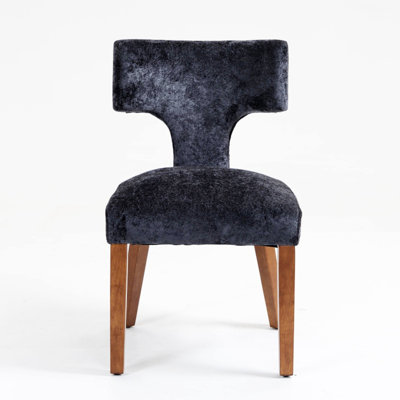 Dining Chairs with Wooden Frame, Two Pieces Indoor Chairs, Modern Dining Chairs, Upholstered Accent Chairs for Home