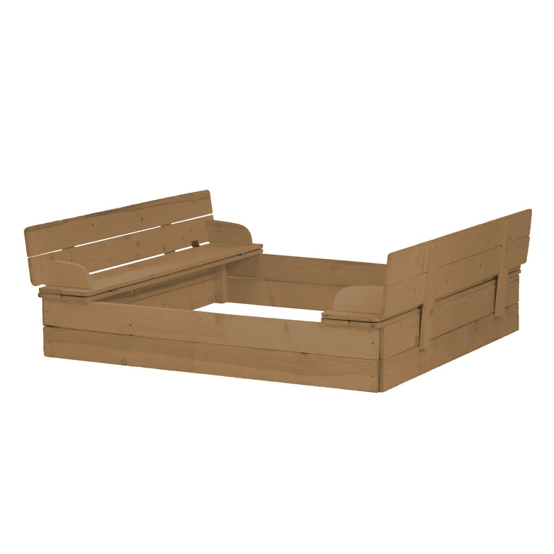 Sandbox, foldable bench, Brown