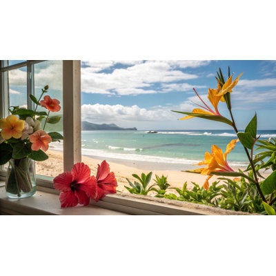 Vue sur le jardin tropical