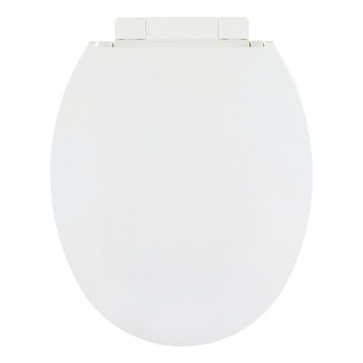 Siège de toilette rond en plastique