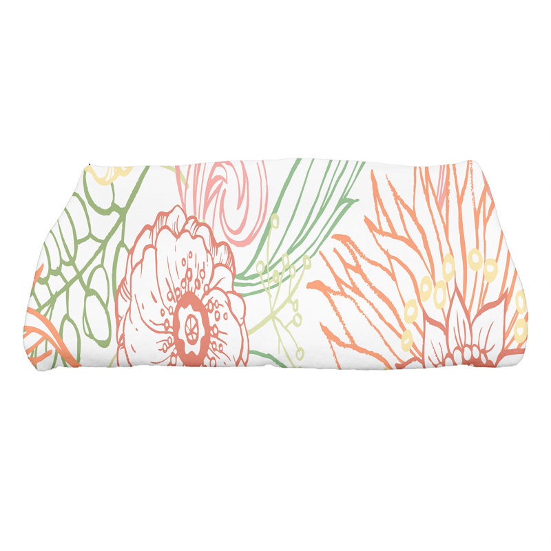 Serviette de bain Angeleena, Orange