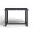 Elza Rectangular Metal Outdoor Dining Table