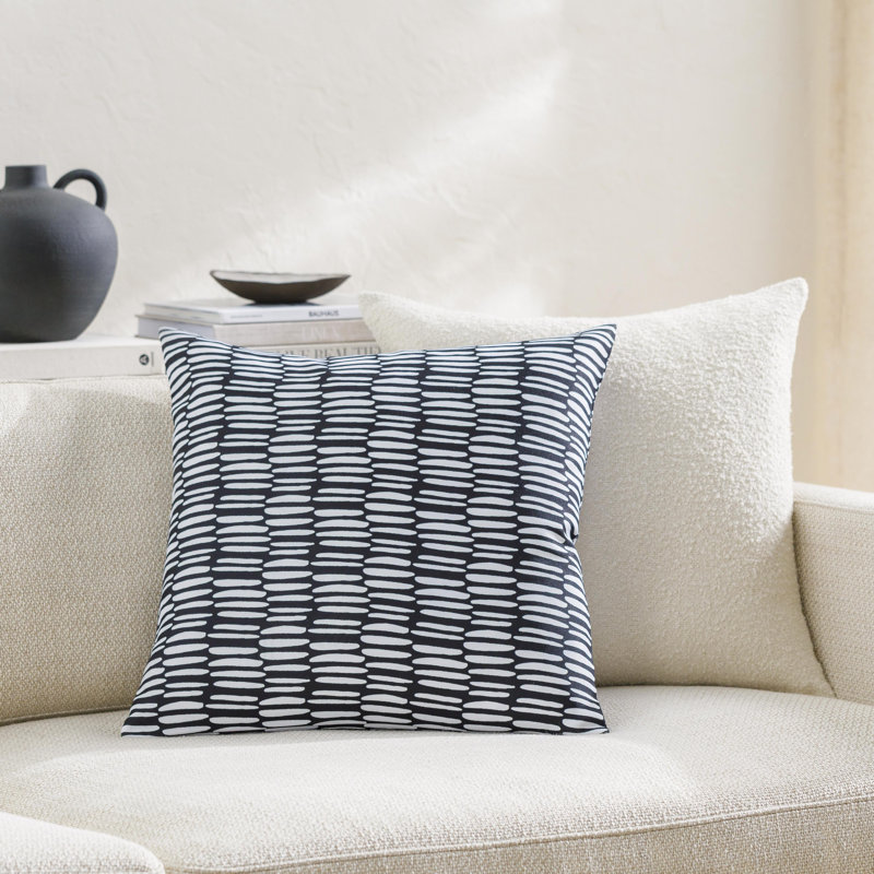 Voight Accent Throw Pillow Cover, 20" x 20", Down