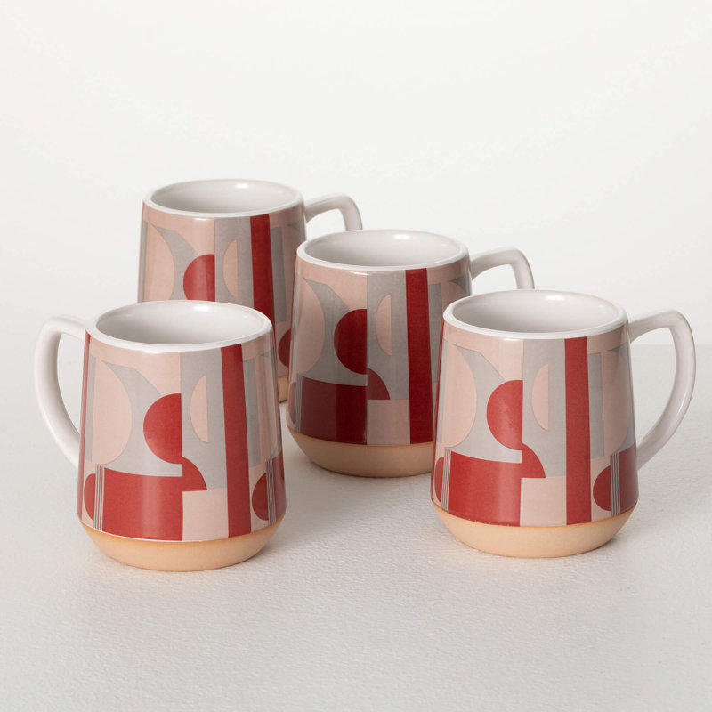 Tasse à café rétro en céramique moderne
